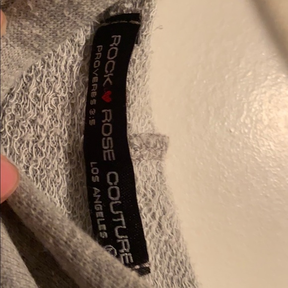 long sleeve gray hoodie - Picture 3 of 3